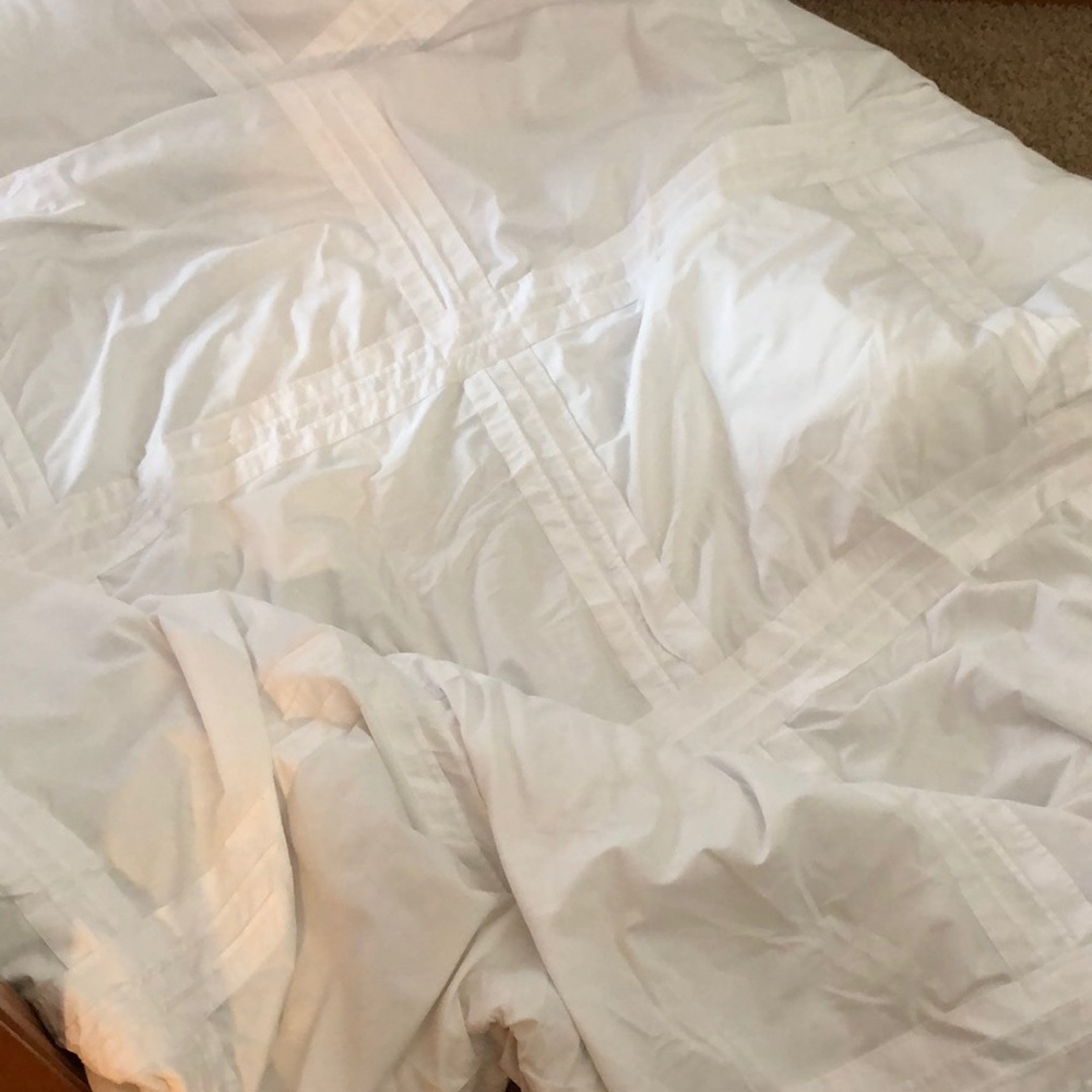 White comforter